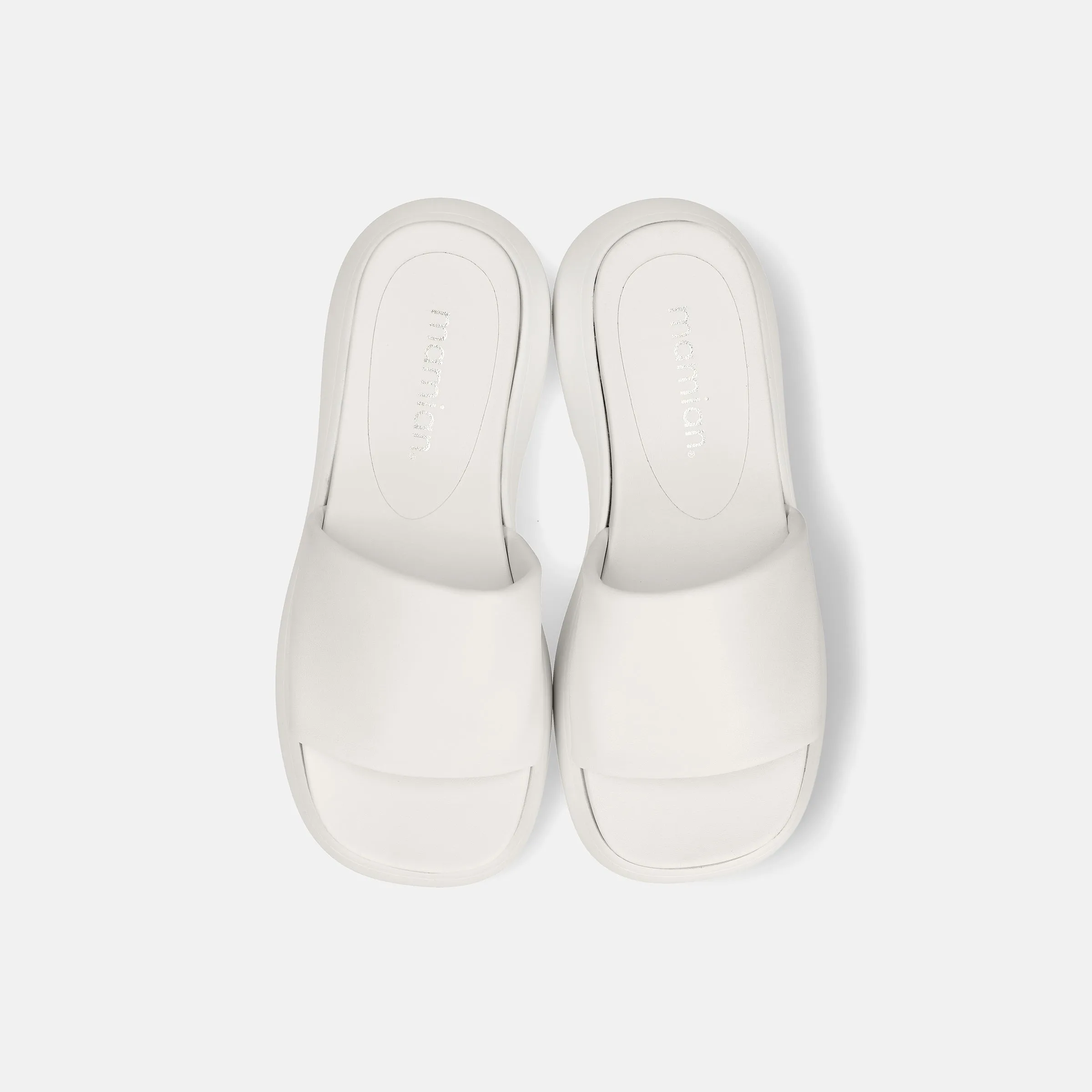 20% OFF: 2024SS: Thick-soled platform sandals (m10bn12) White