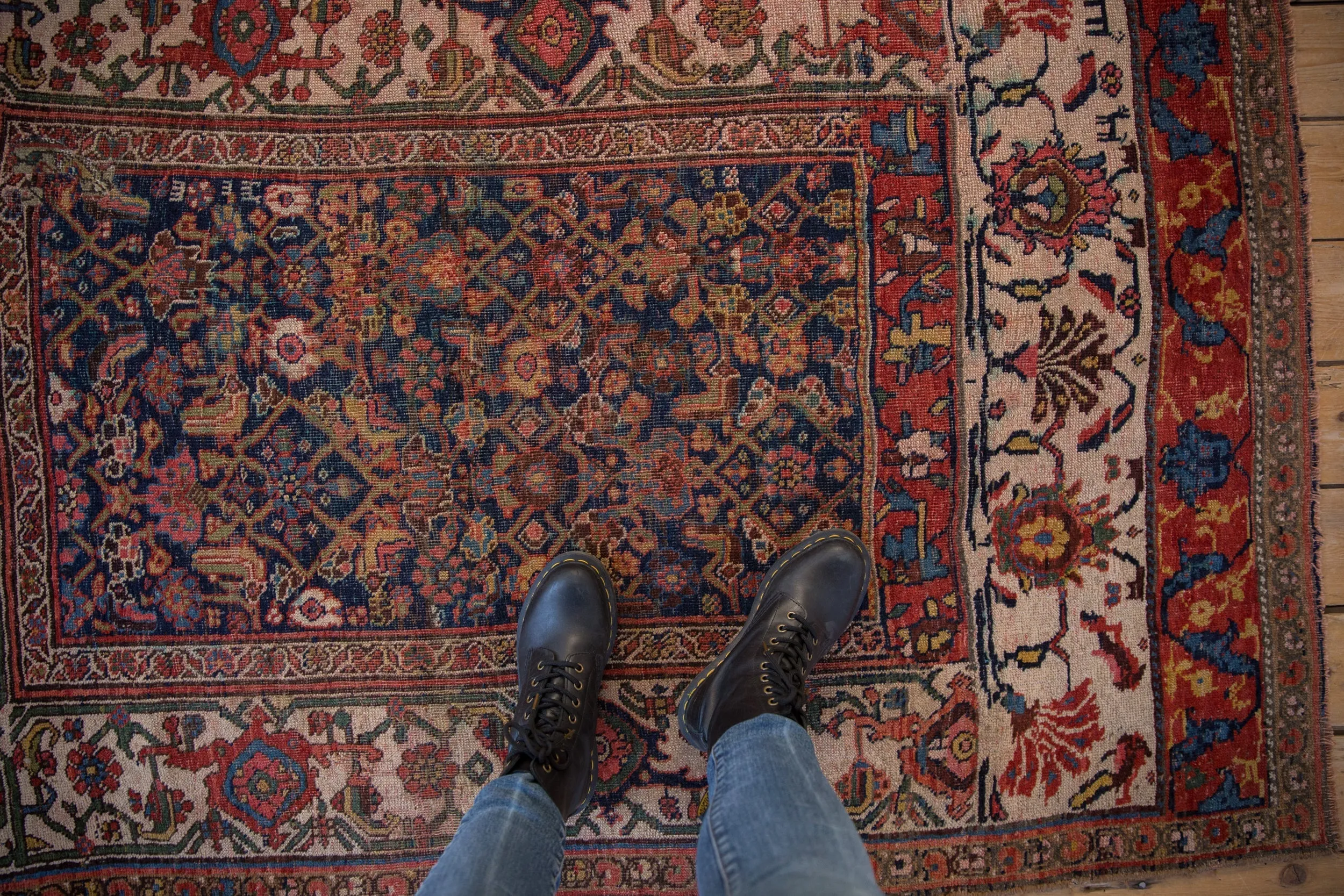 4x5.5 Antique Bijar Rug