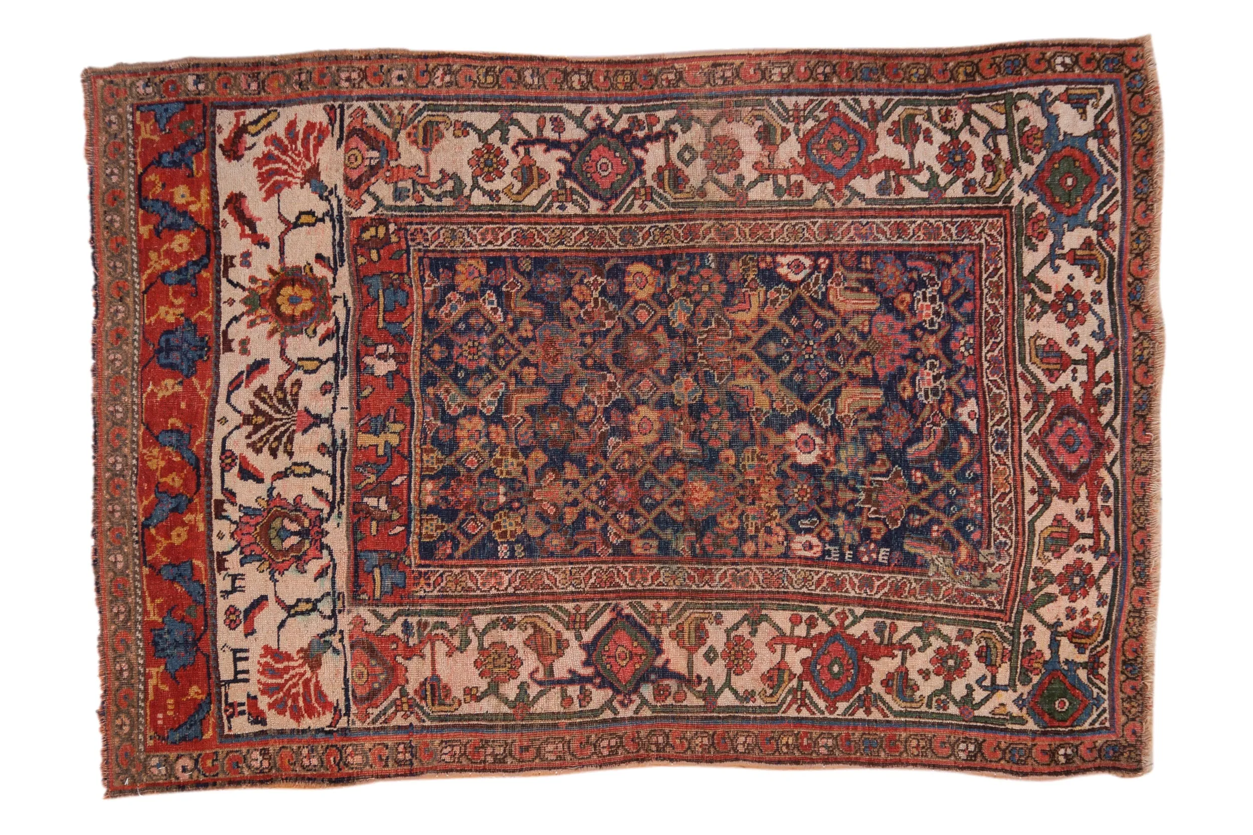 4x5.5 Antique Bijar Rug