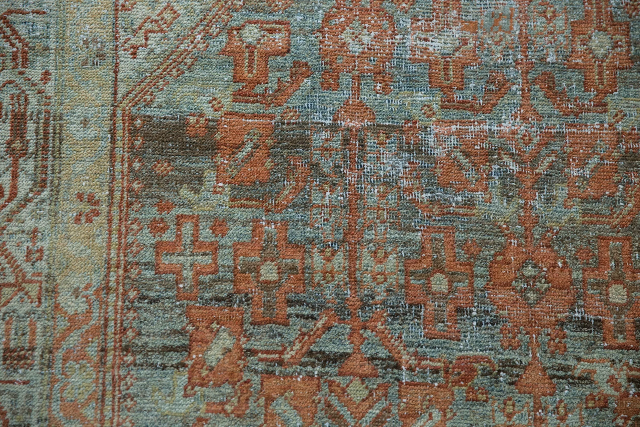 4x7.5 Antique Distressed Serbend Rug