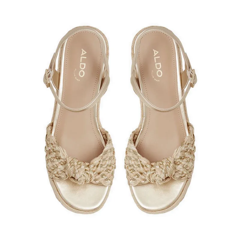 Aldo Annamarie Women Wedge Sandals - Gold