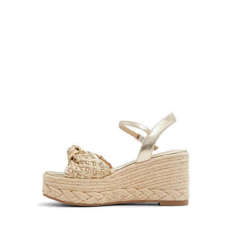 Aldo Annamarie Women Wedge Sandals - Gold