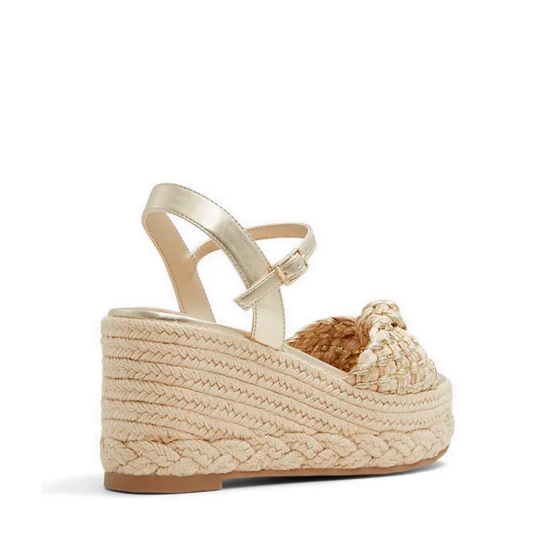 Aldo Annamarie Women Wedge Sandals - Gold
