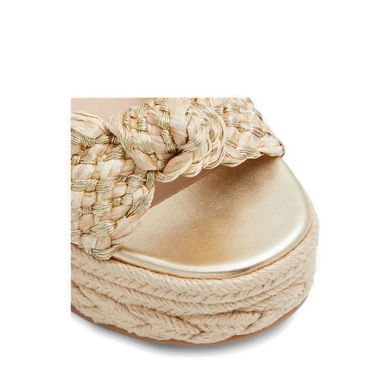 Aldo Annamarie Women Wedge Sandals - Gold