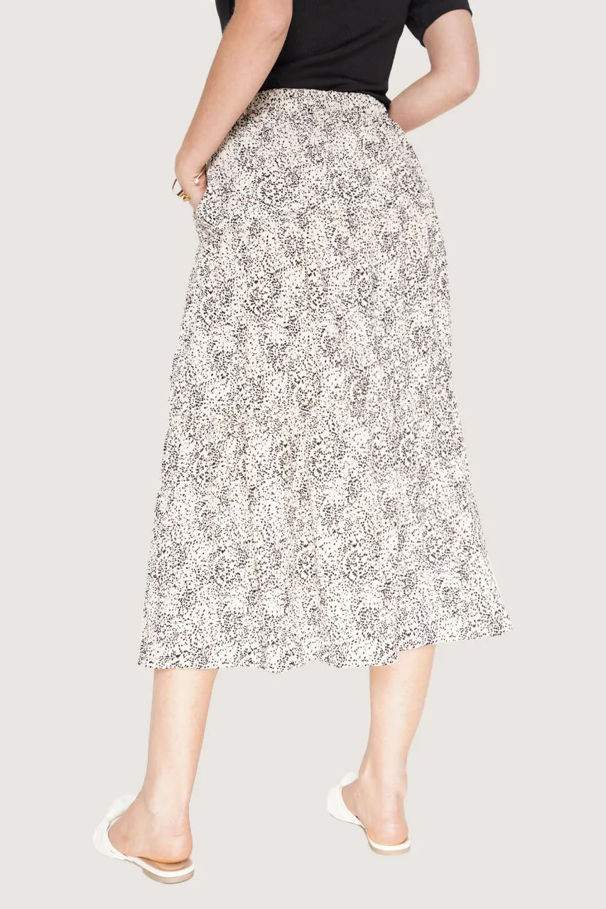 All Over Print Tiered Skirt