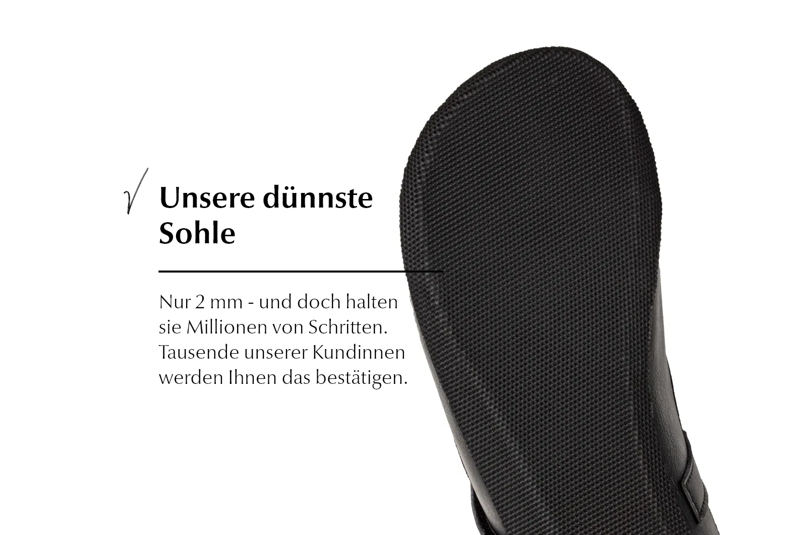 Ananda Barfuß-Ballerinas - Schwarz