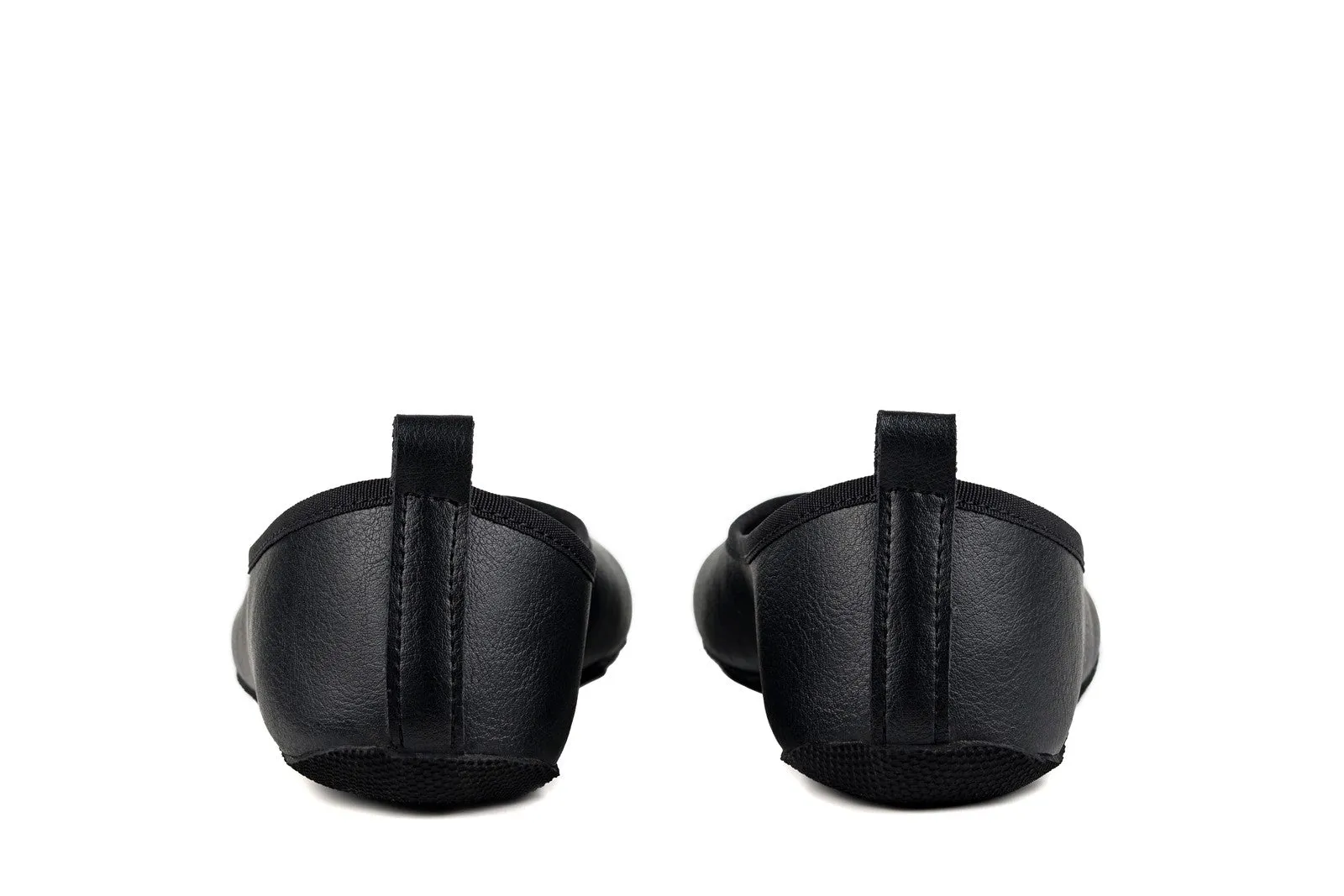 Ananda Extra-Schmale Barfuß-Ballerinas - Schwarz