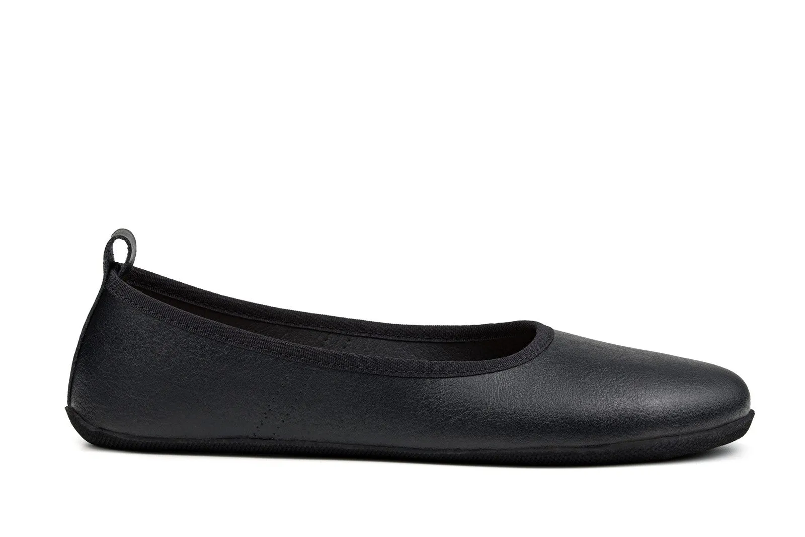 Ananda Extra-Schmale Barfuß-Ballerinas - Schwarz