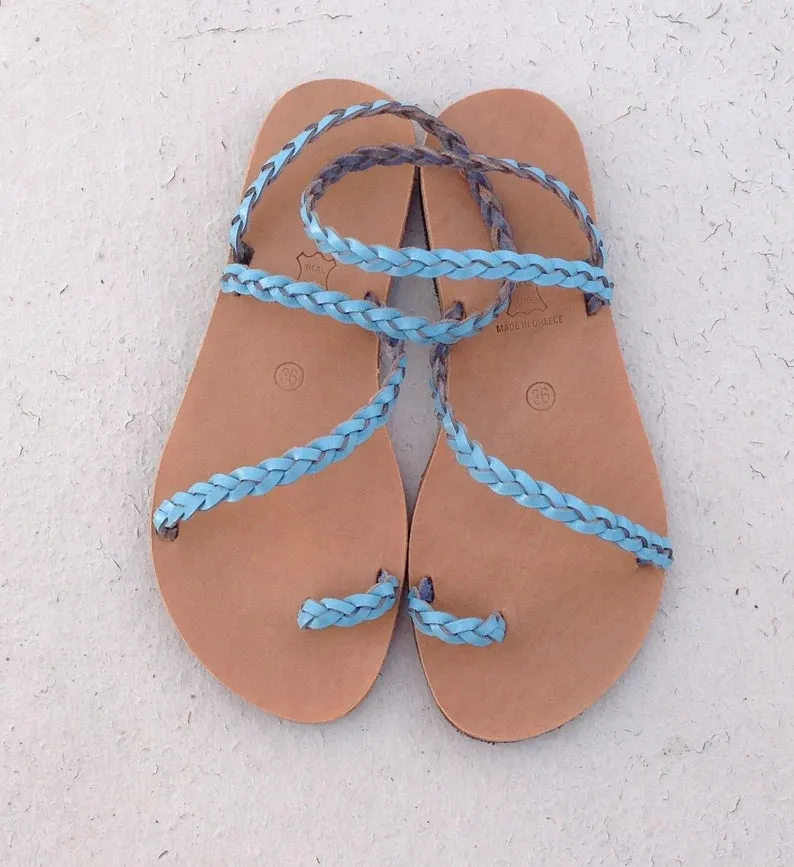 Ancient Greek Unkle Strap Sandals
