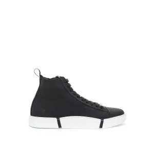 Black Suede Leather Sneaker