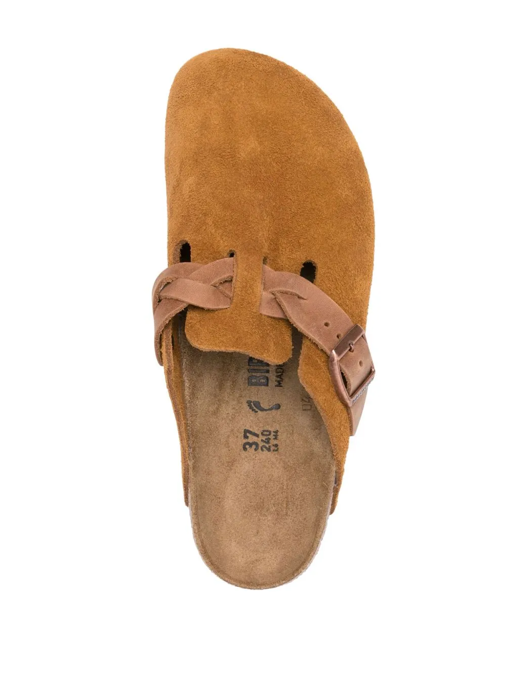 Boston suede leather slippers