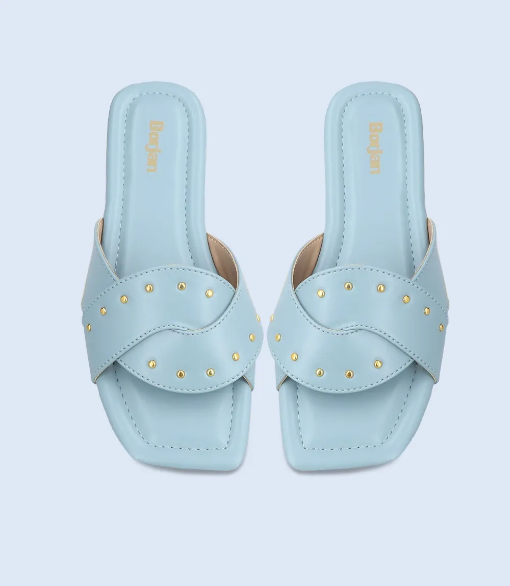 BW10036-BLUE-Women Slipper