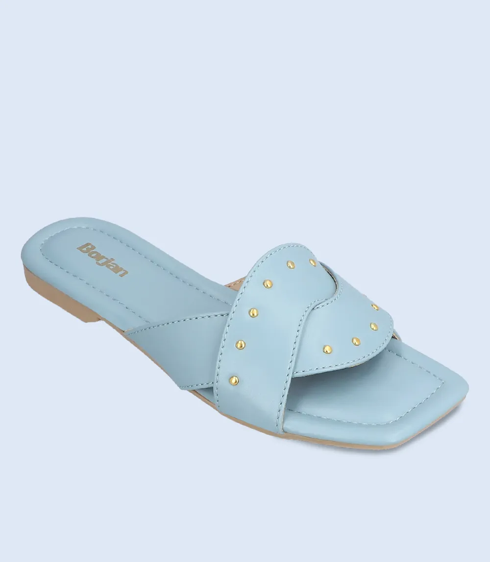 BW10036-BLUE-Women Slipper