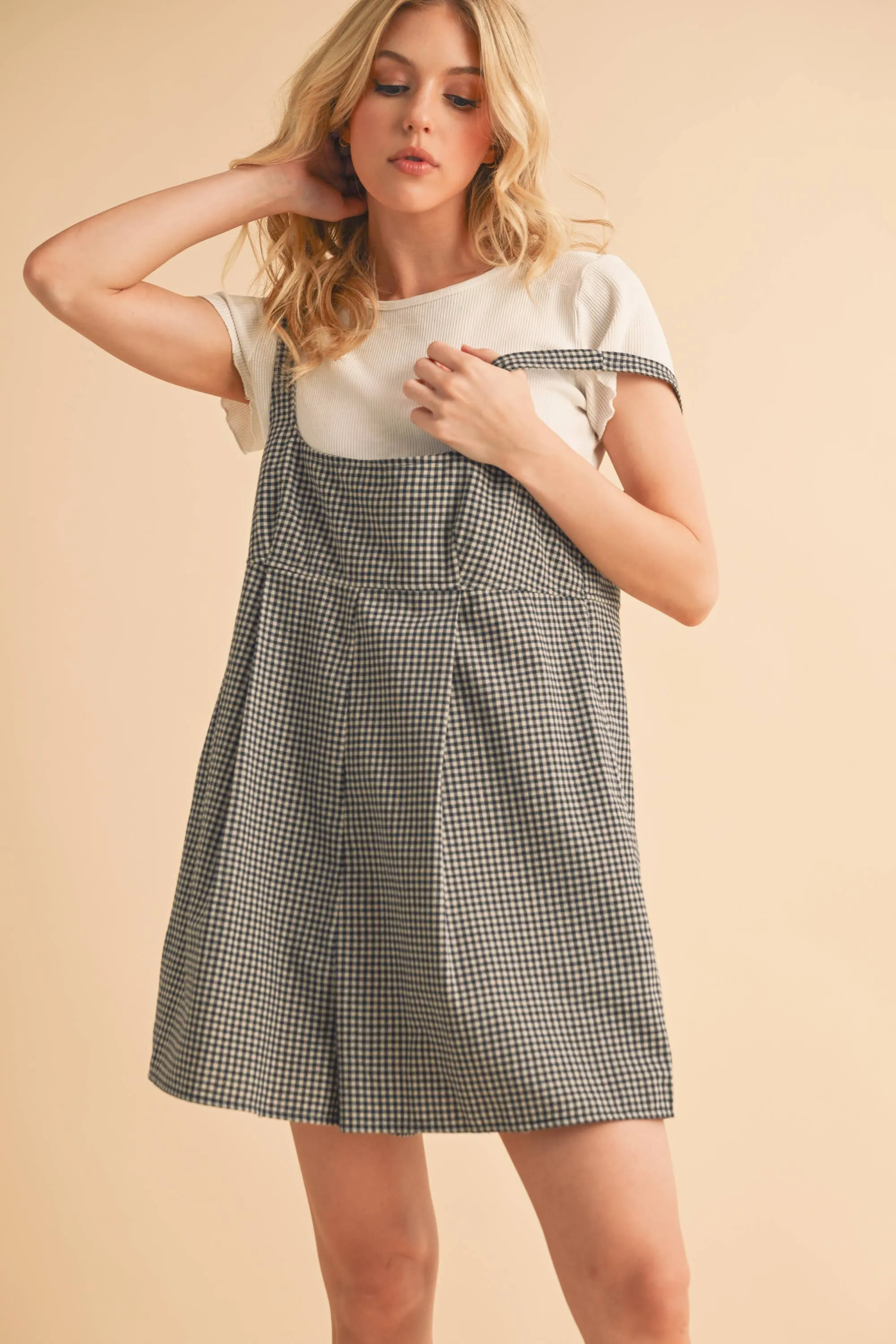Carie Gingham Romper