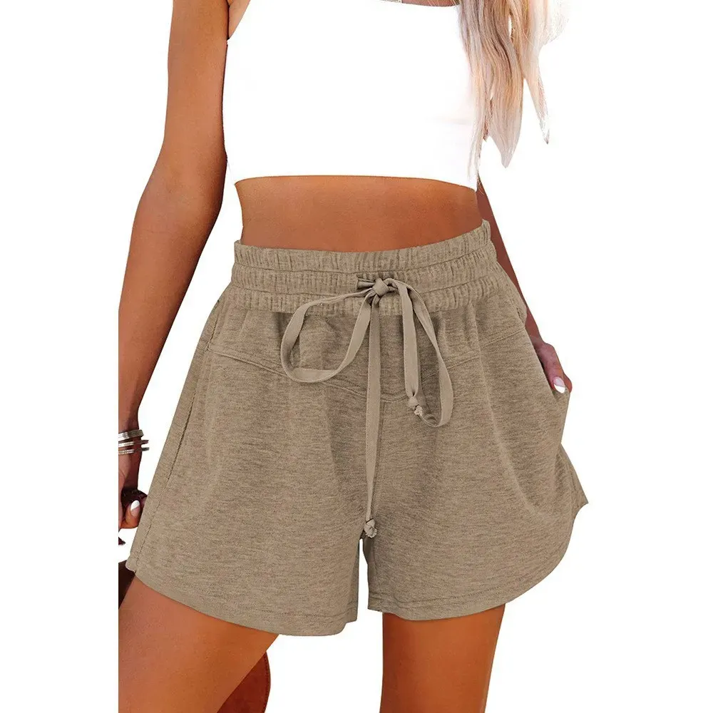 ChillWave High-Waist Drawstring Lounge Shorts