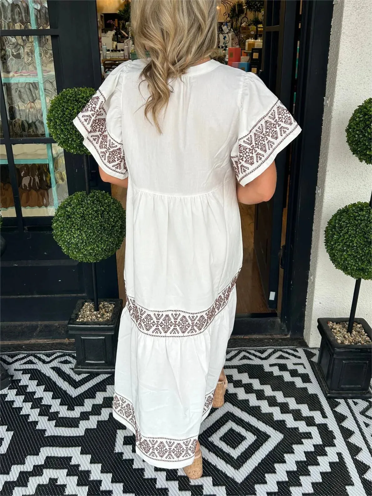 Christine Boho Maxi Dress