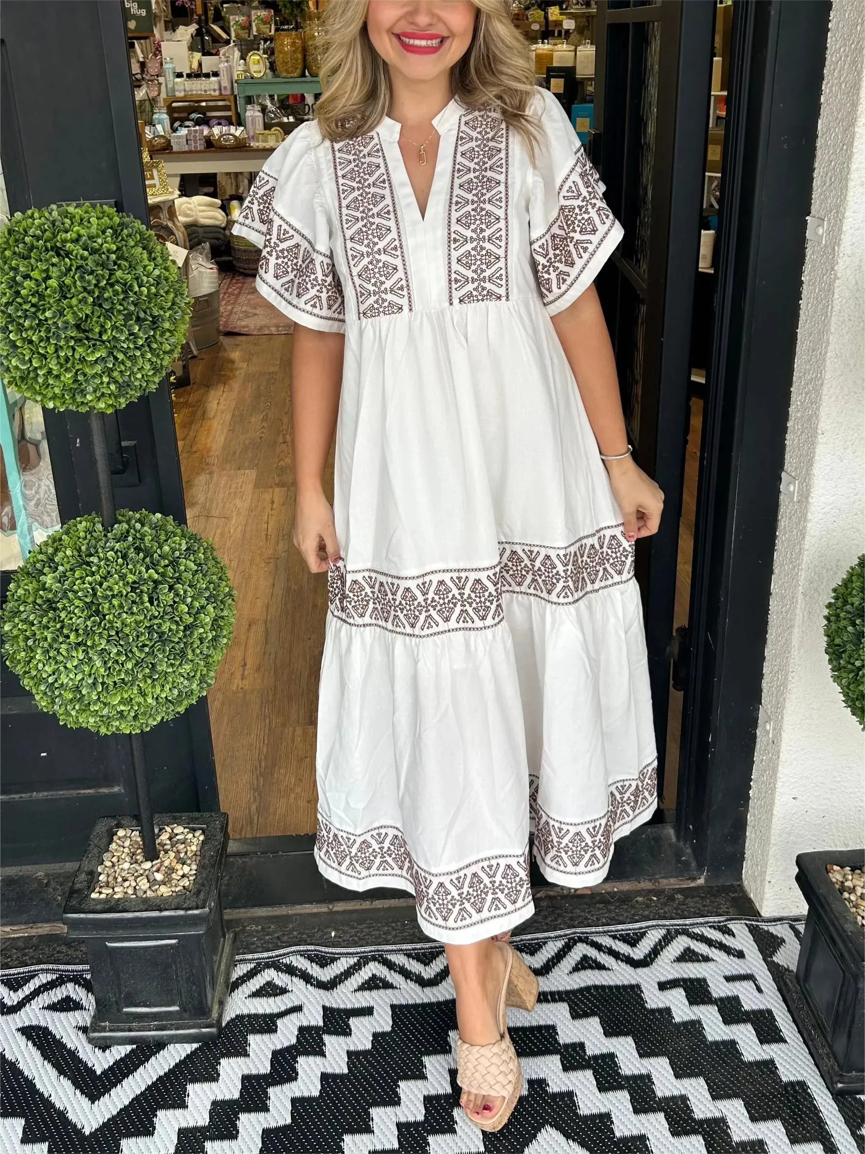 Christine Boho Maxi Dress
