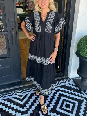 Christine Boho Maxi Dress