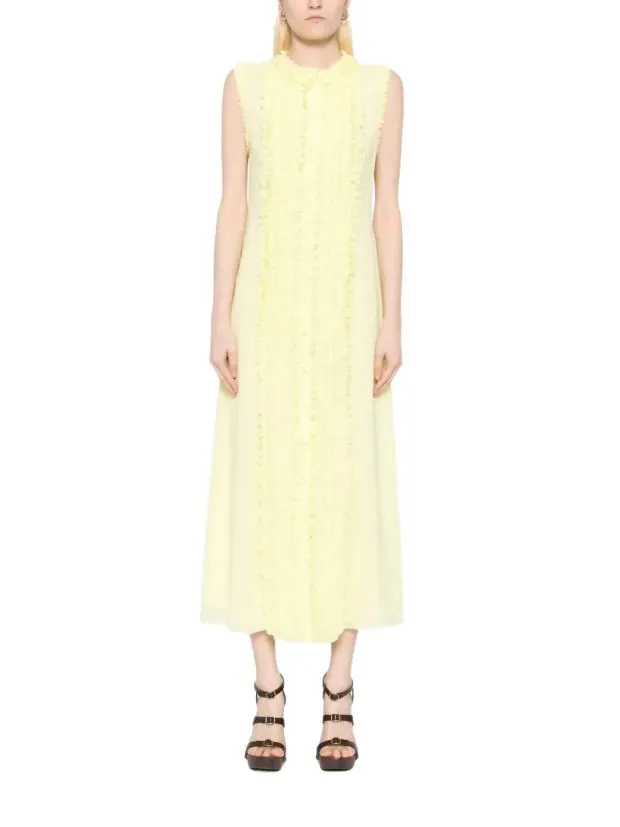 Claudine Dress In Citron