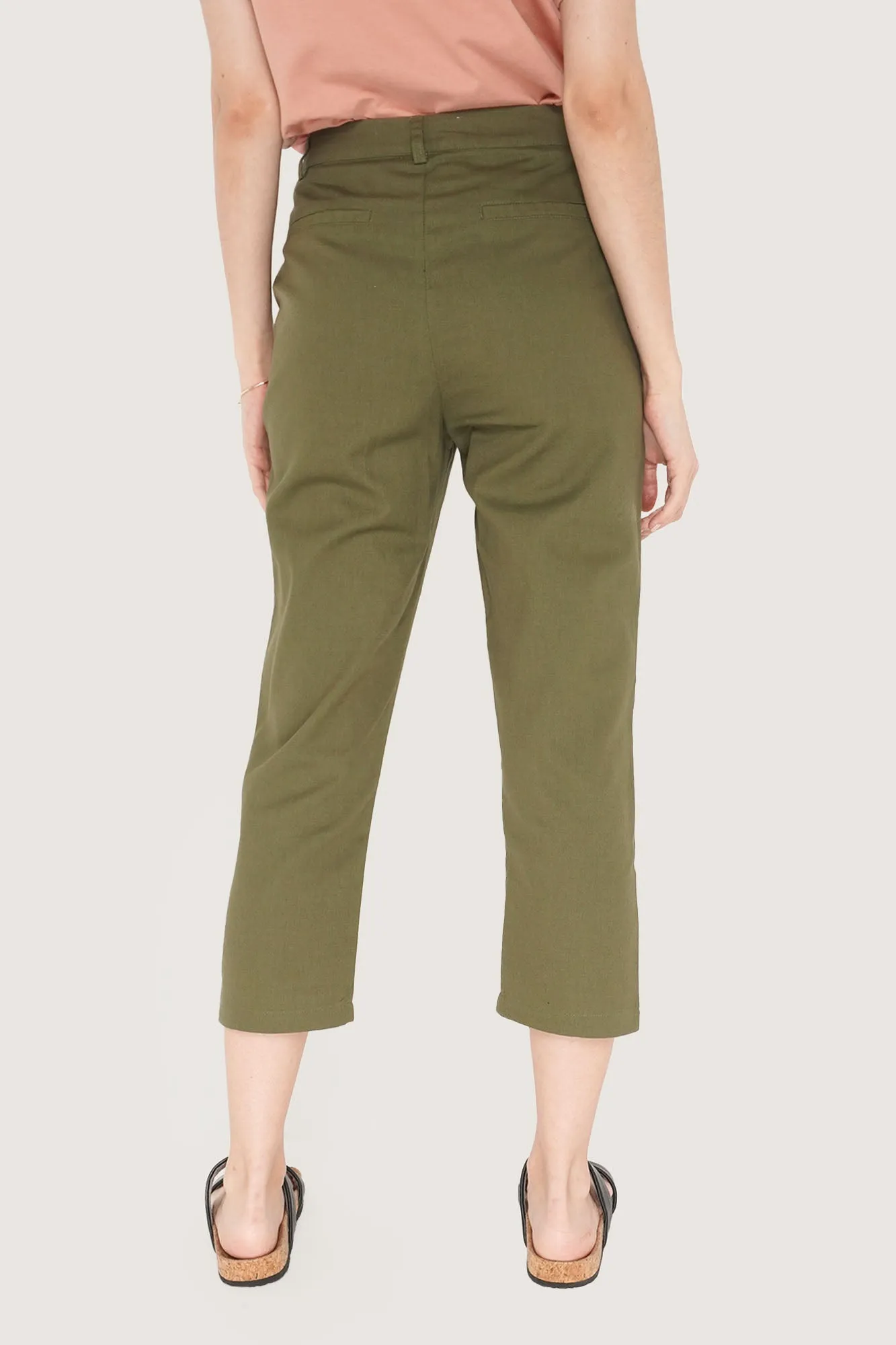 Closet Staples Cropped Ankle Length Trousers