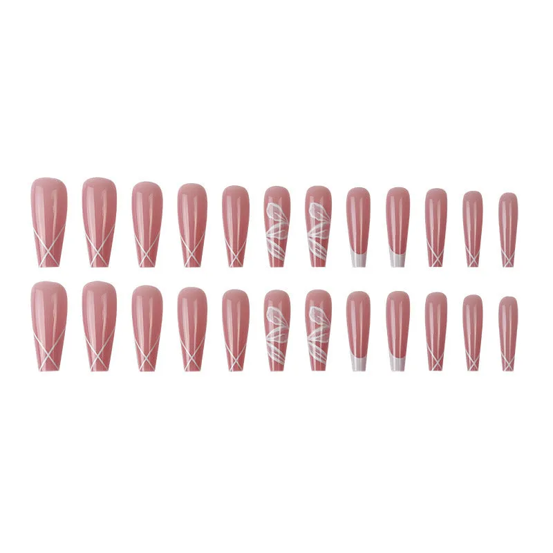 Coffin Pink with white stripe