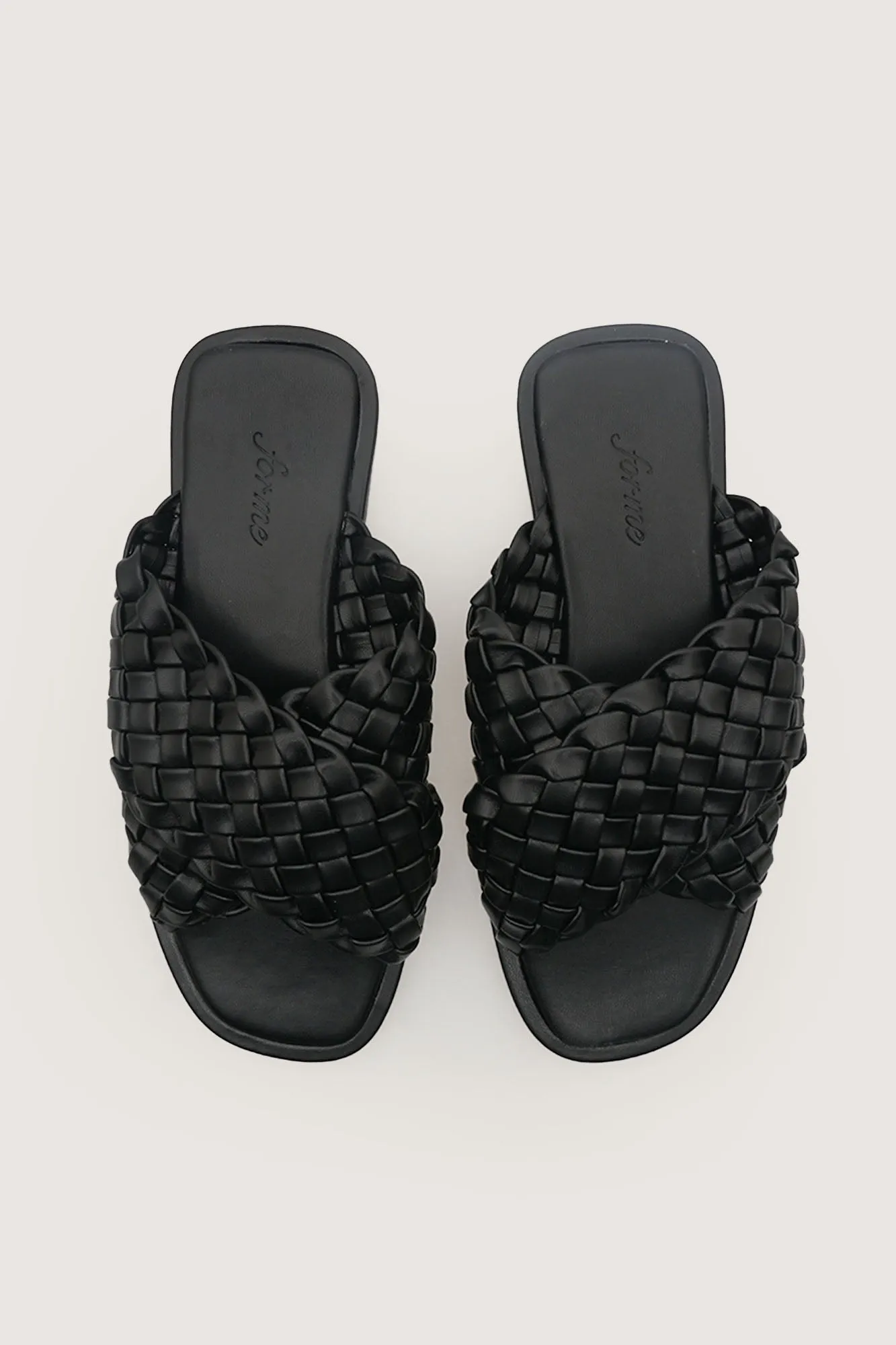 Criss Cross Braided Sandals