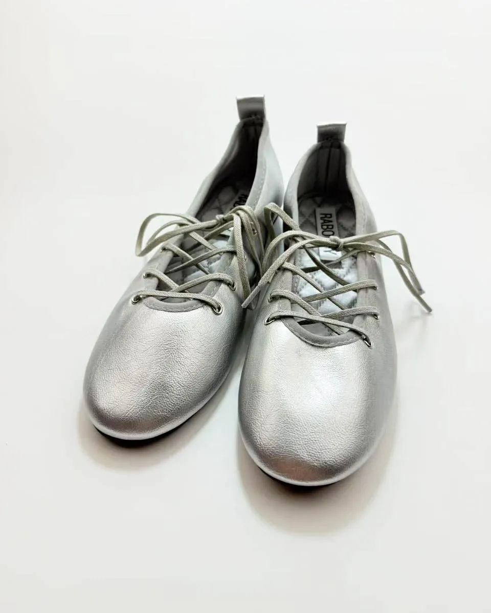 Cross Tied Ballet Flats