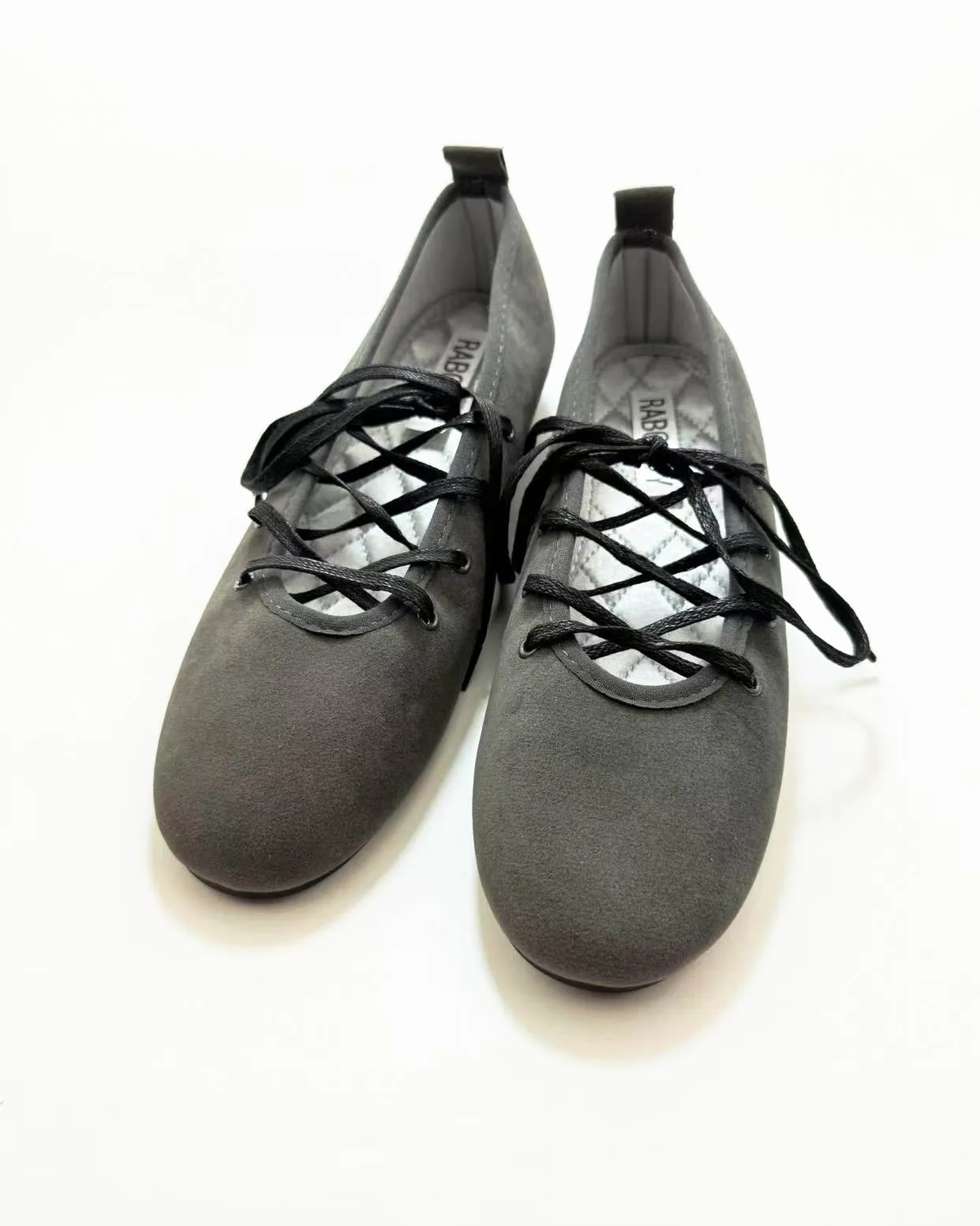 Cross Tied Ballet Flats