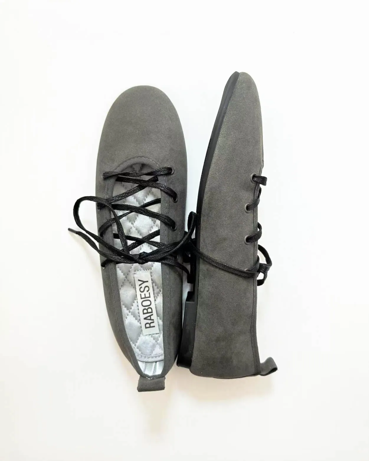 Cross Tied Ballet Flats