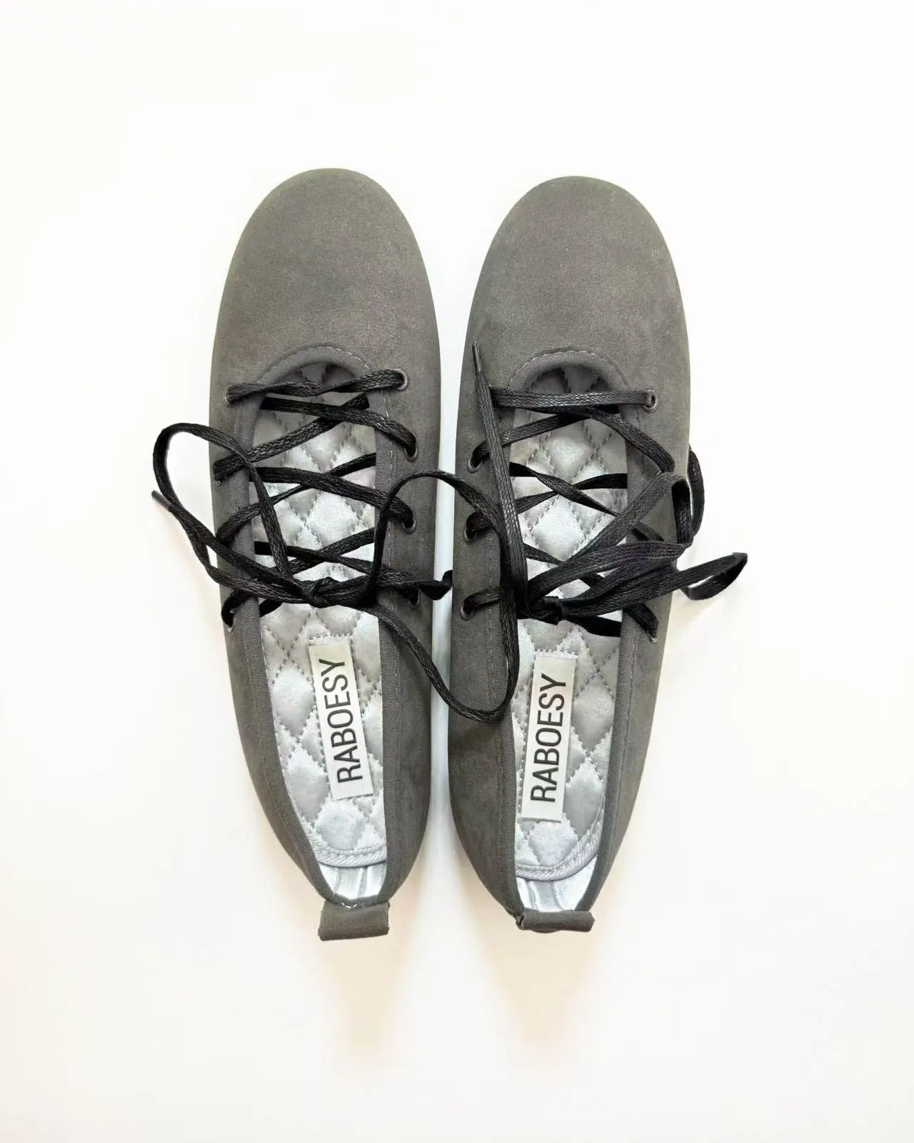 Cross Tied Ballet Flats