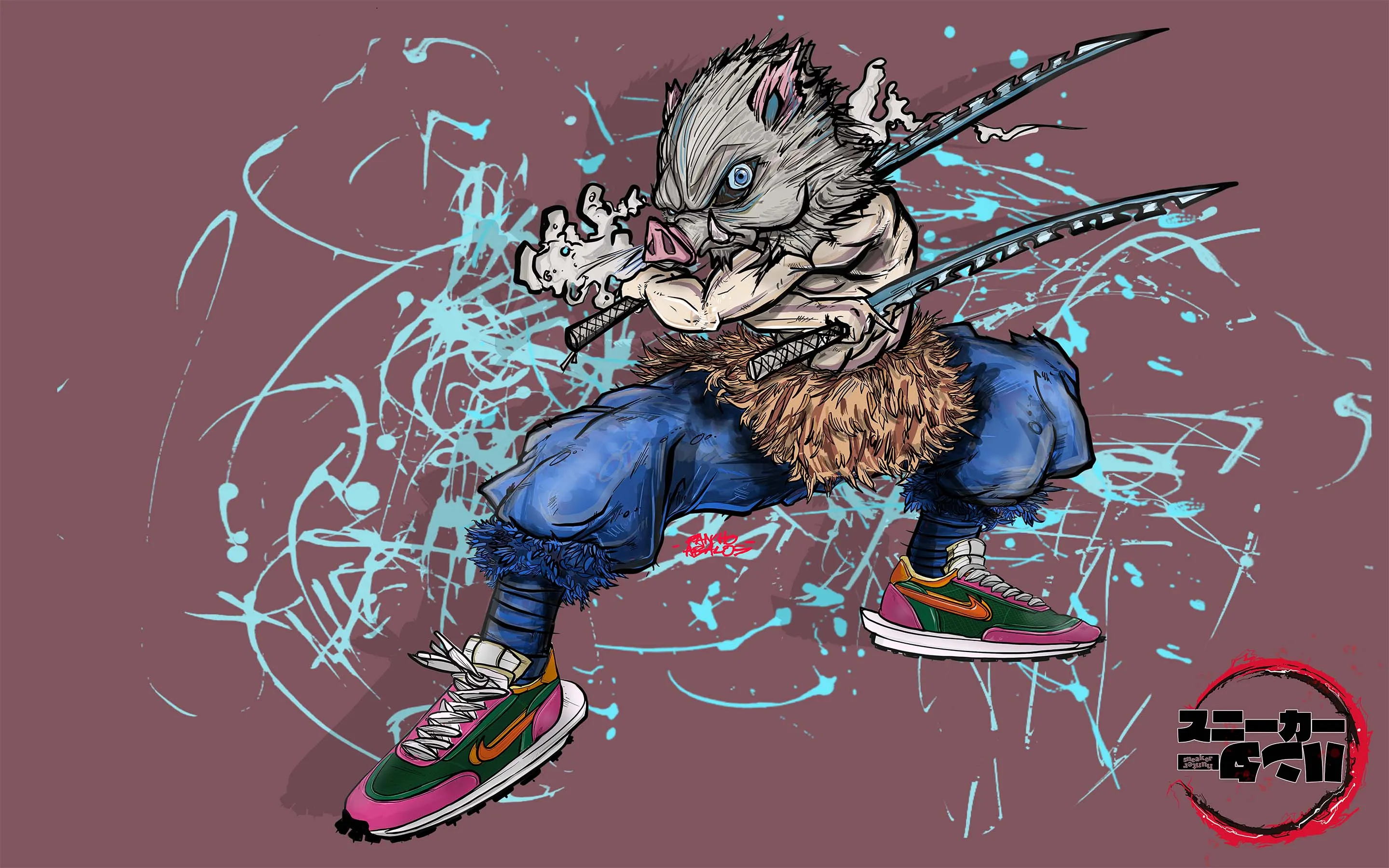 Demon Slayer Inosuke Print