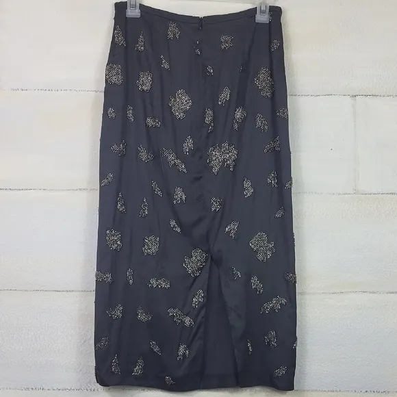 Elegant Black and Gold Women's Skirt