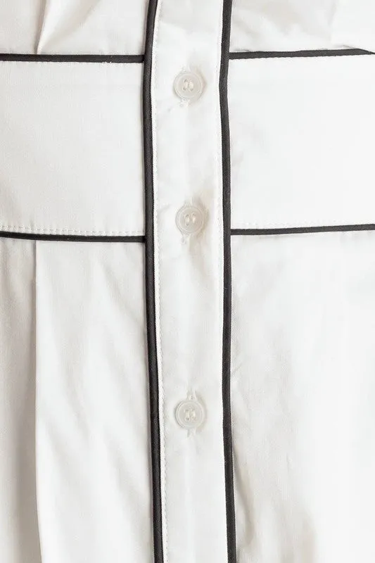 Elegant Solid Woven Midi Dress