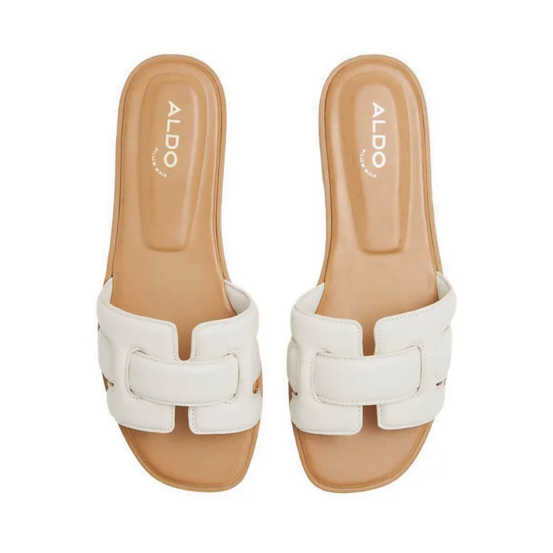 Elenaa Flat Sandals - White/Bone