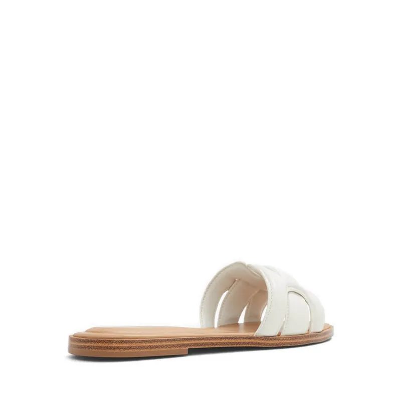 Elenaa Flat Sandals - White/Bone