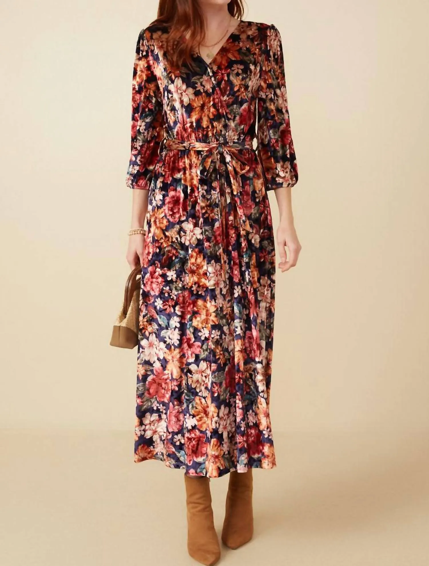 Emily Floral In Navy