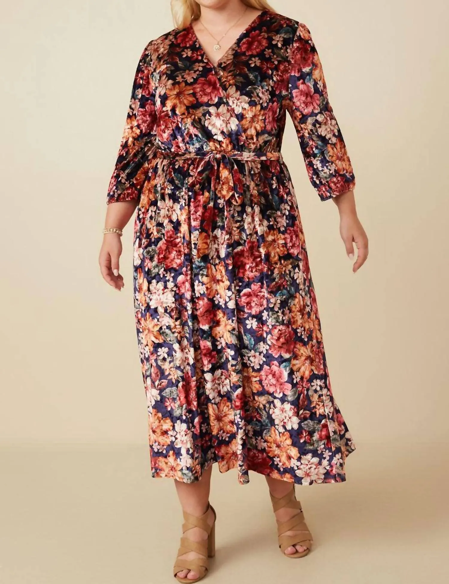 Emily Floral In Navy