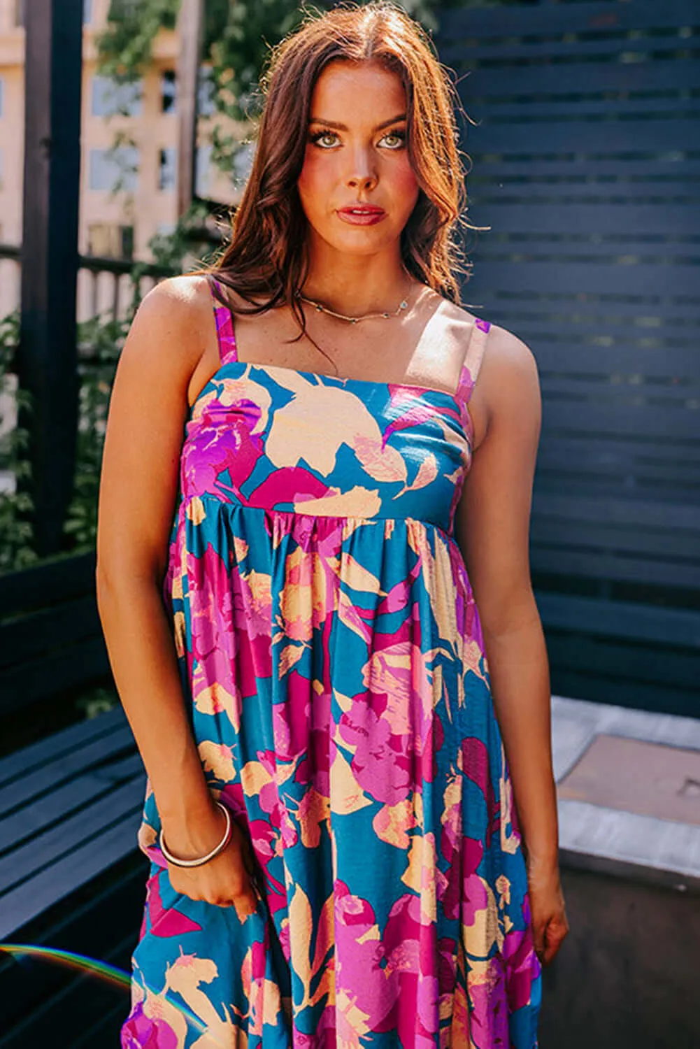 FLORAL FORECAST SUNDRESS