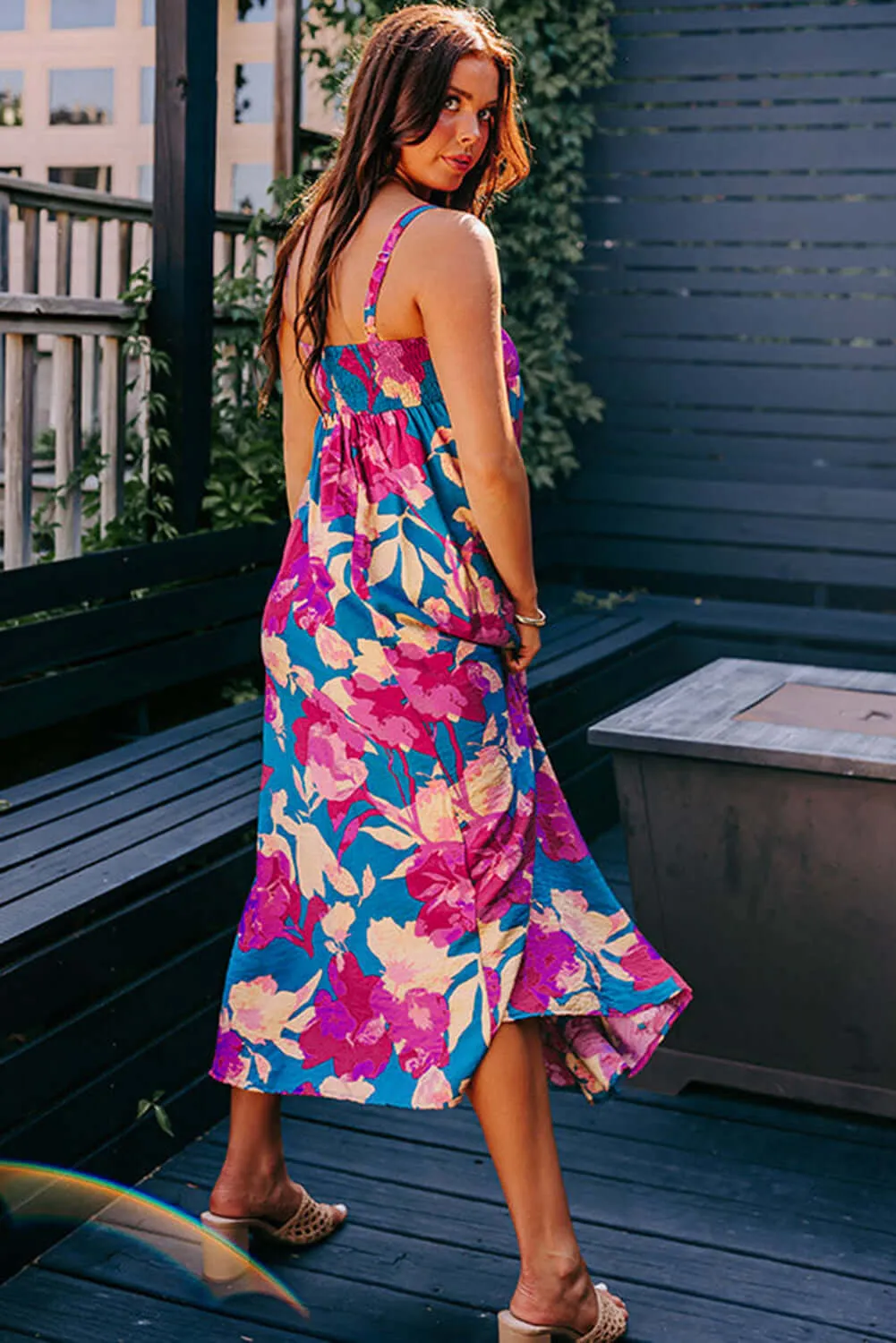 FLORAL FORECAST SUNDRESS