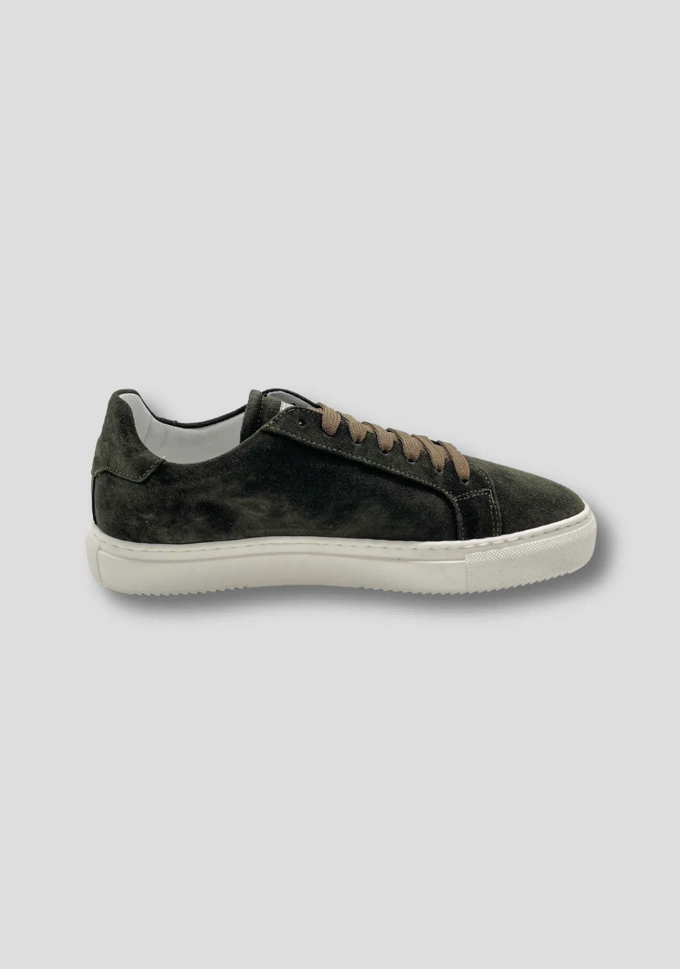 Forest Green Suede Sneakers