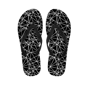 Geometric Mosaic Print Hawaiian Flip Flops: Step into Island Style!