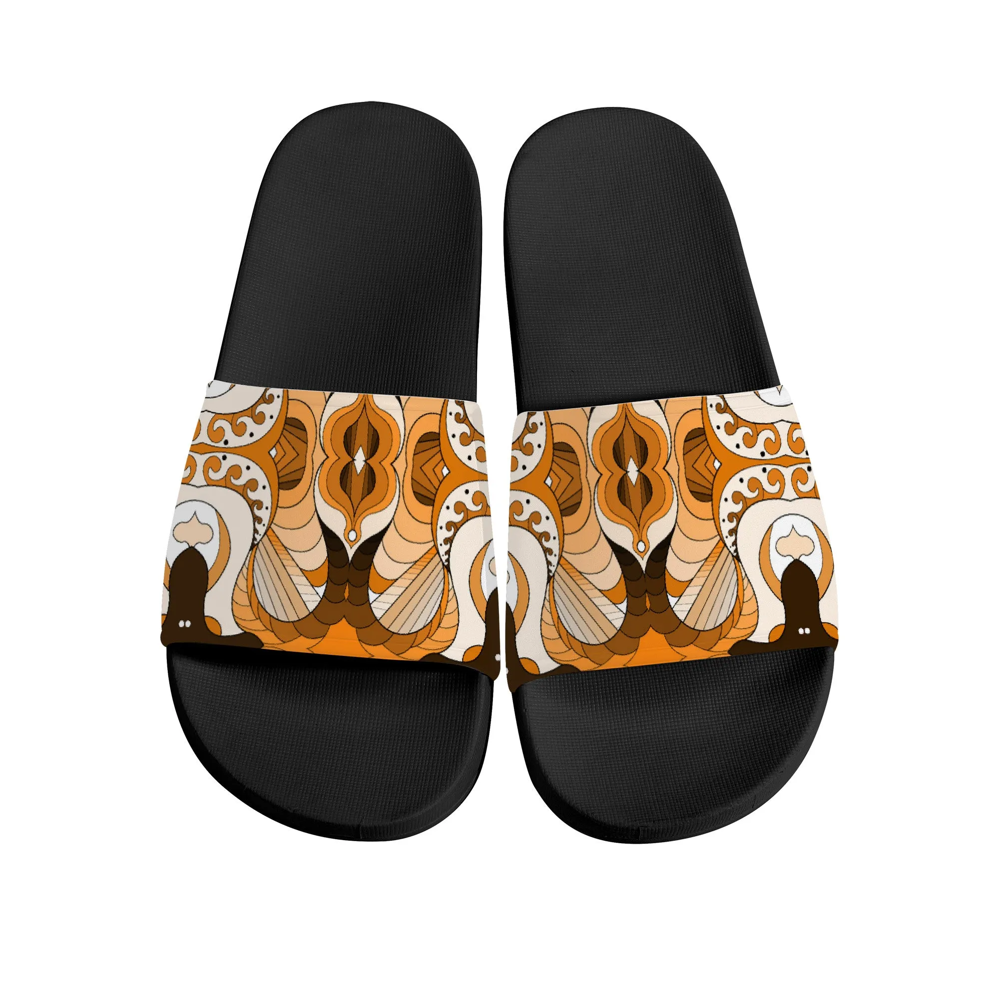 Grizleir Beige Slides