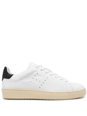 H672 leather sneakers