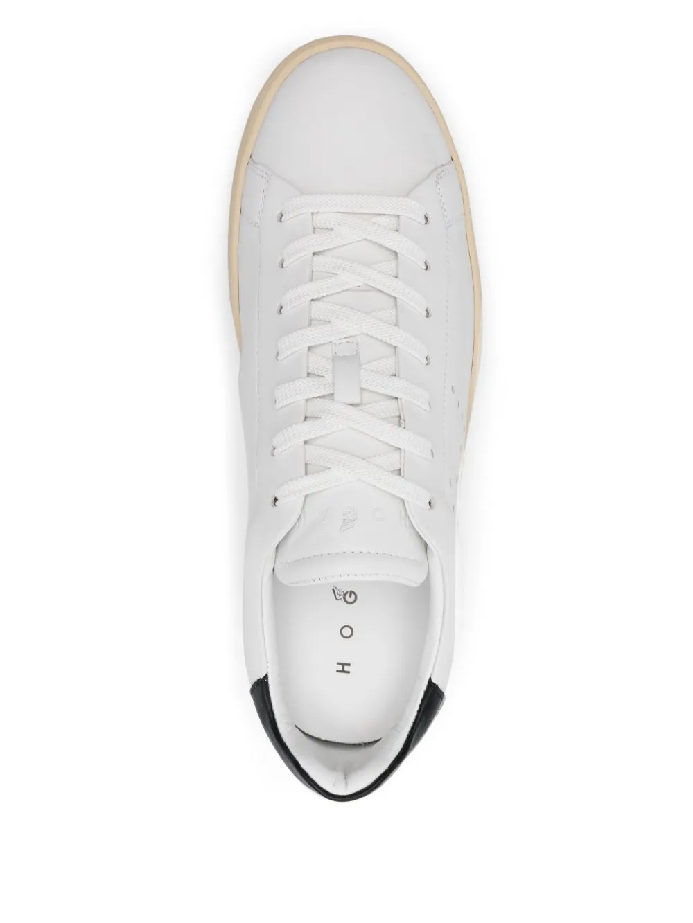 H672 leather sneakers