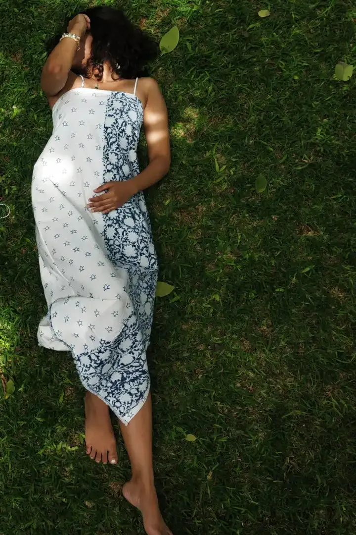 Half and Half Resort Dress
