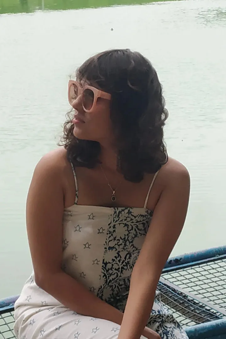 Half and Half Resort Dress