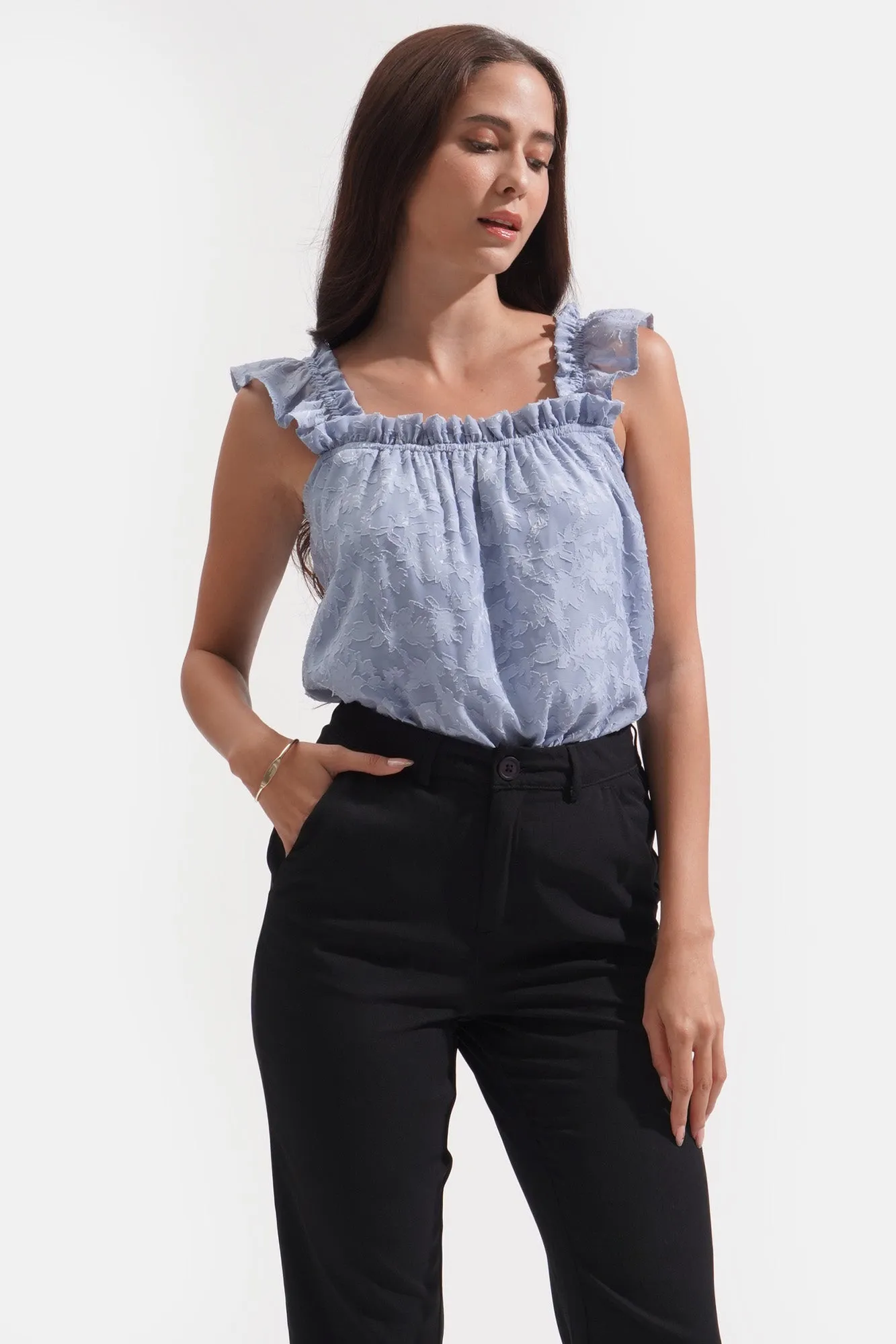 Jacquard Swing Top
