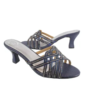 Jamilah Heels S137H - Navy Blue