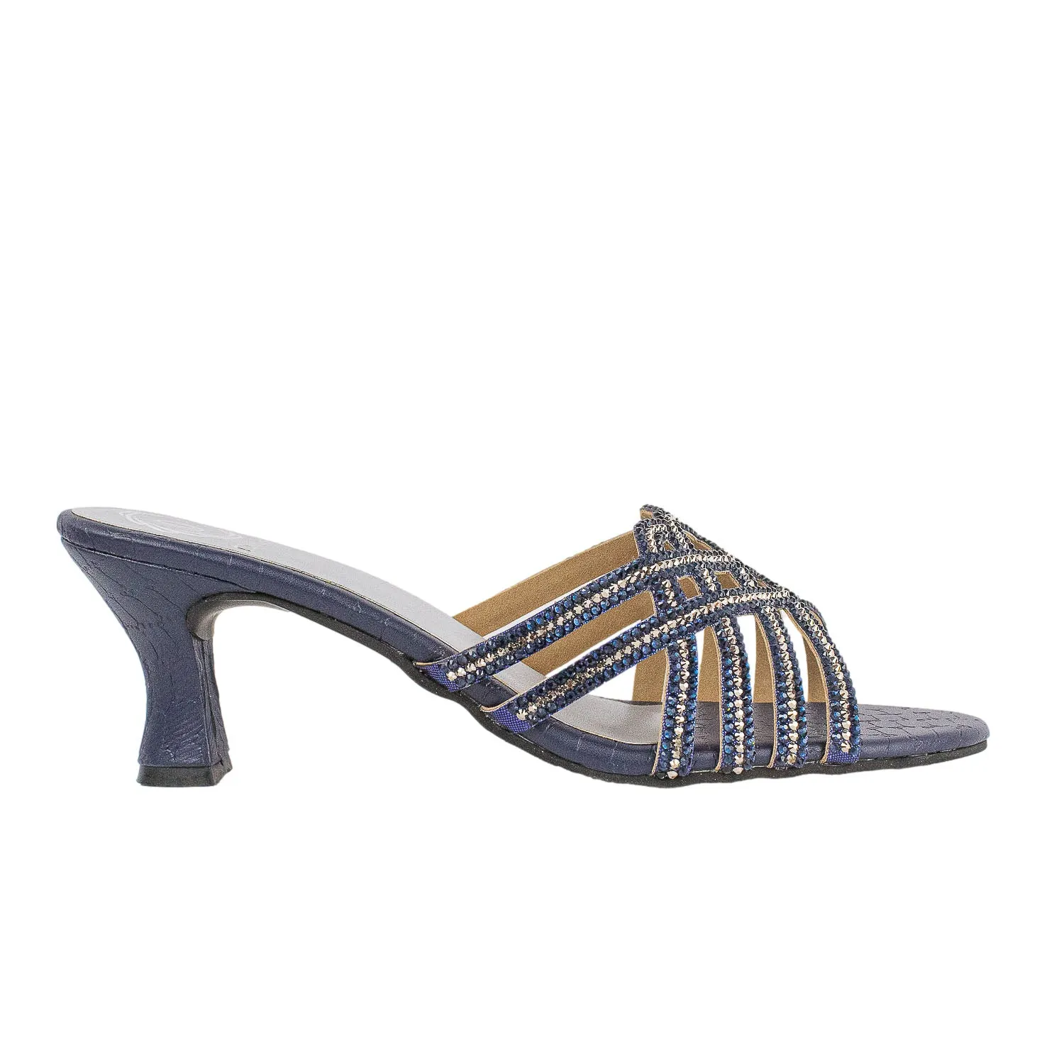 Jamilah Heels S137H - Navy Blue