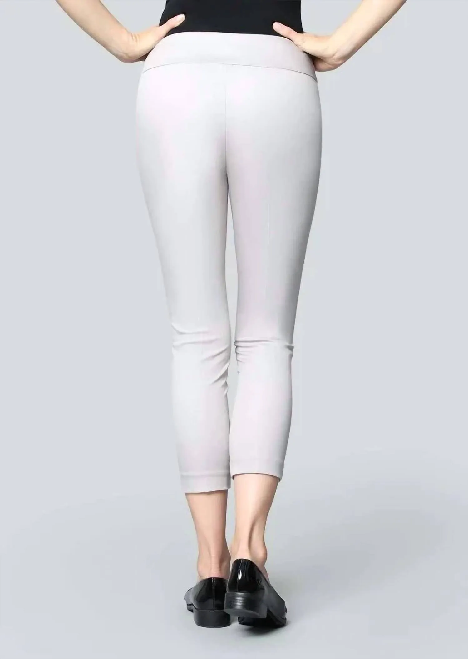 Juniper Fabric Ankle Pants In Stone